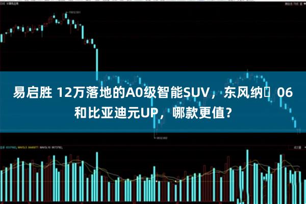 易启胜 12万落地的A0级智能SUV，东风纳⽶06和比亚迪元UP，哪款更值？