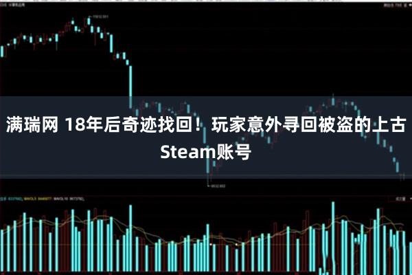 满瑞网 18年后奇迹找回！玩家意外寻回被盗的上古Steam账号