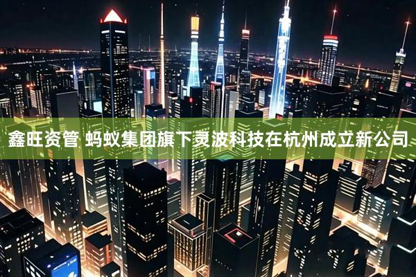 鑫旺资管 蚂蚁集团旗下灵波科技在杭州成立新公司
